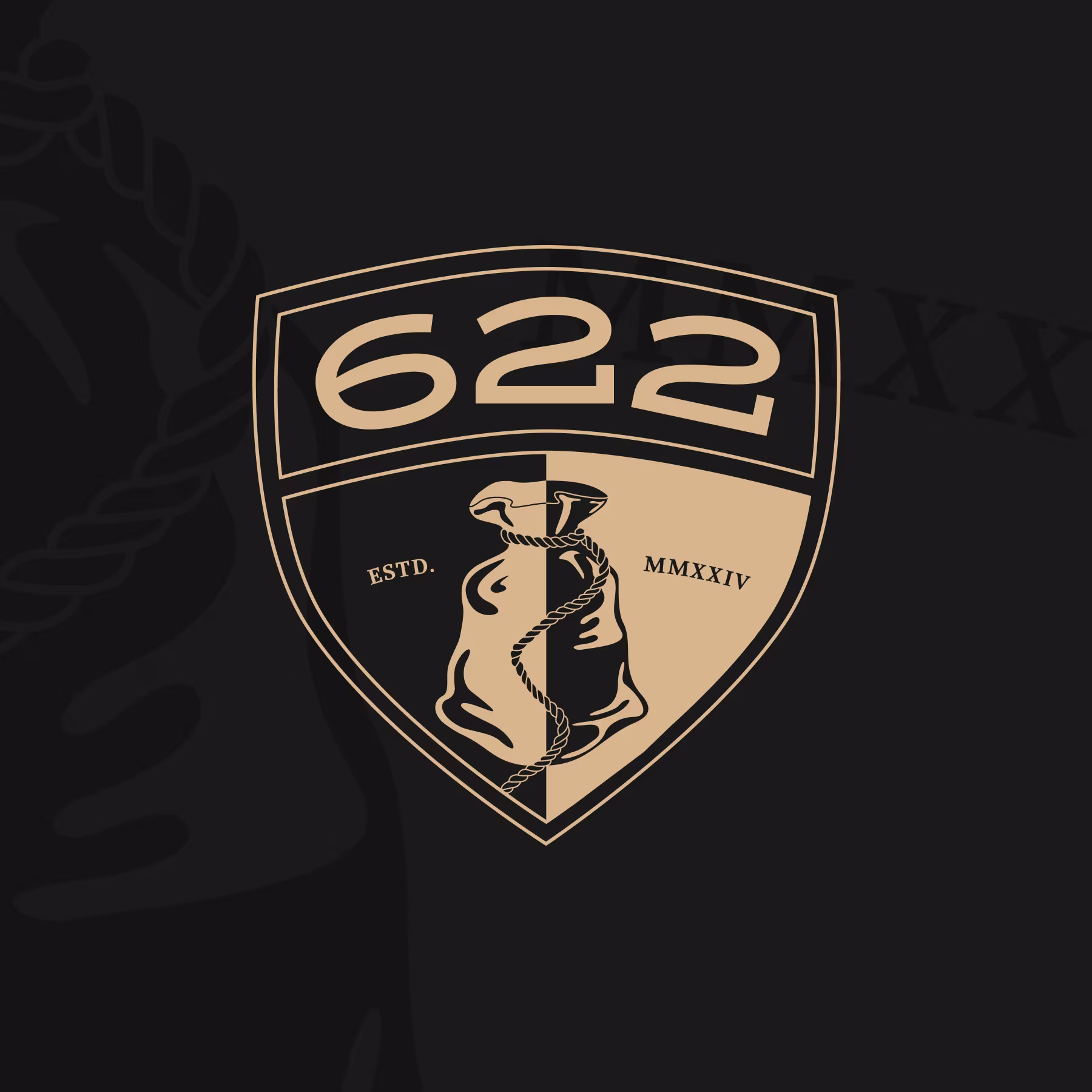 The Warehouse emblem, with a sack below the numerals
